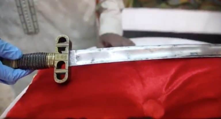 France returns El Hadj Omar Tall's sword to Senegal